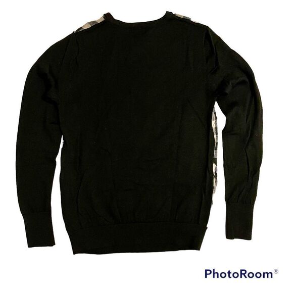 Equipment Femme, Roland Buffalo Silk Wool Plaid Sweater - Picture 4 of 6